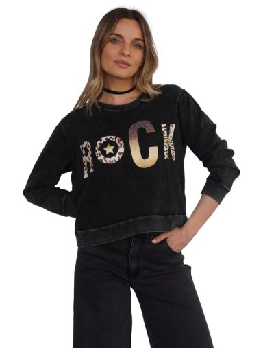 POLERON NEGRO NORA I DIVINO JEANS - 2