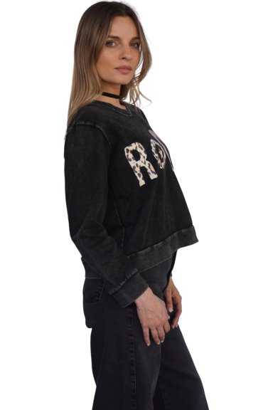 POLERON NEGRO NORA I DIVINO JEANS - 3