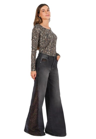 JEANS IVET NEGRO ANIMA PRINT DIVINO JEANS - 1