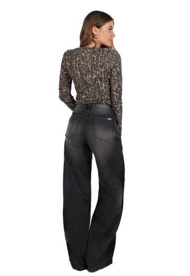 JEANS IVET NEGRO ANIMA PRINT DIVINO JEANS - 2