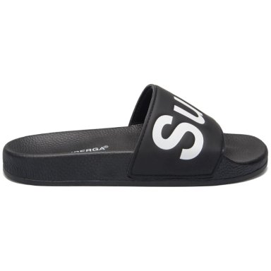 SANDALIAS MUJER SUPERGA 1908 PUU BLACK WHITE - 1