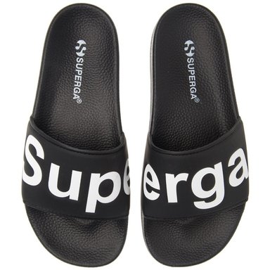 SANDALIAS MUJER SUPERGA 1908 PUU BLACK WHITE - 2