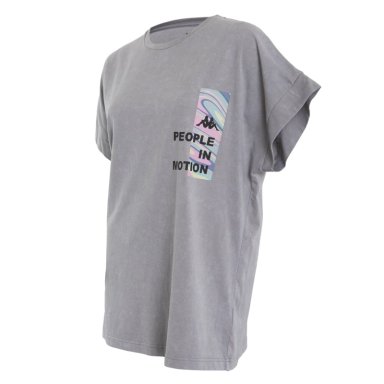 POLERA WOMEN PEOPLE IN MOTION GREY - 2
