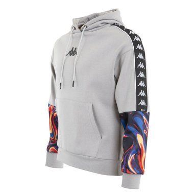 POLERÓN KAPPA HOODIE BOYS GRAY MULTI - 2