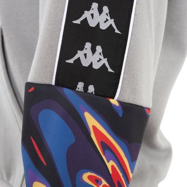 POLERÓN KAPPA HOODIE BOYS GRAY MULTI - 4