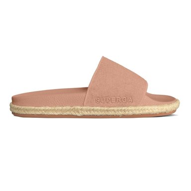SANDALIAS MUJER SUPERGA 1908 SLIDES ORGANIC CANVAS ROPE WHITE S8111PW001 - 5
