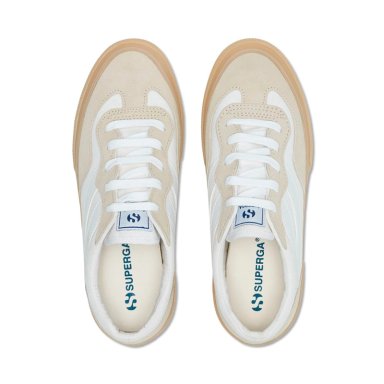 ZAPATILLAS MUJER SUPERGA URBANAS BLANCO 2941 REVOLLEY COLORBLOCK WHITE GREY - 4