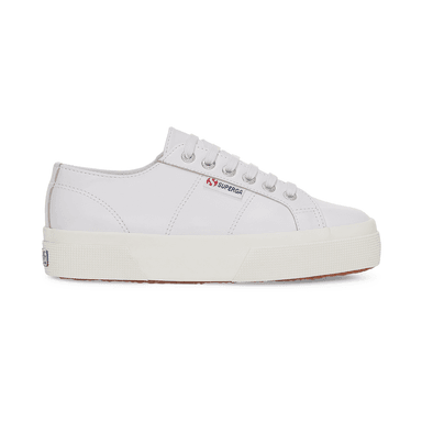 ZAPATILLAS MUJER SUPERGA URBANAS BLANCO S3141HWAFL 2740 PLATFORM NAPPA WHITE SILVER - 1