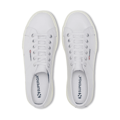 ZAPATILLAS MUJER SUPERGA URBANAS BLANCO S3141HWAFL 2740 PLATFORM NAPPA WHITE SILVER - 4