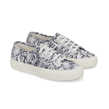 ZAPATILLAS MUJER SUPERGA URBANAS BLANCO 2750 PRINT  AVORIO SNAKE - 2