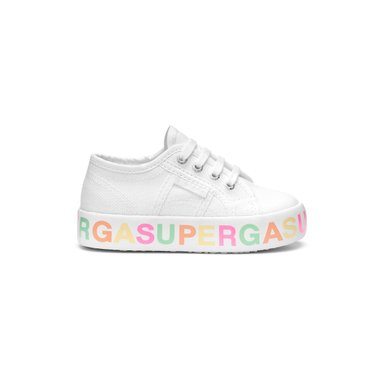 ZAPATILLA SUPERGA KIDS 2730 PLATFORM WHITE CANDY - 1