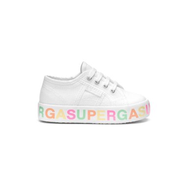 ZAPATILLA SUPERGA KIDS 2730 PLATFORM WHITE CANDY - 1
