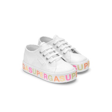 ZAPATILLA SUPERGA KIDS 2730 PLATFORM WHITE CANDY - 2