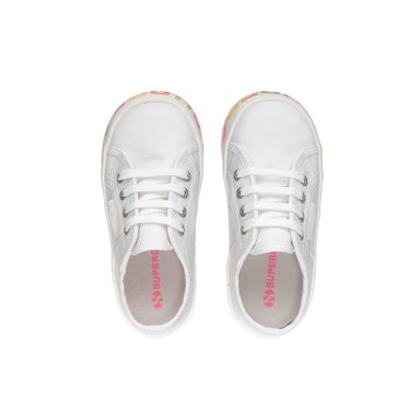 ZAPATILLA SUPERGA KIDS 2730 PLATFORM WHITE CANDY - 4