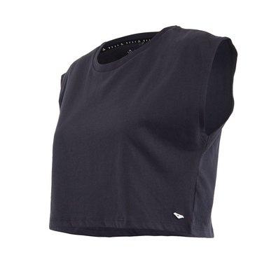 POLERA KIDS CROP TOP DARK GREY PALM CALIFORNIA - 2