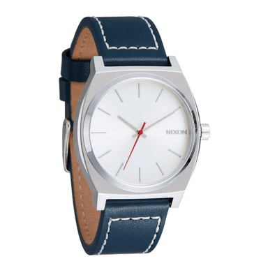 RELOJ TIME TELLER LEATHER SILVER CLOUD INDIGO - 2