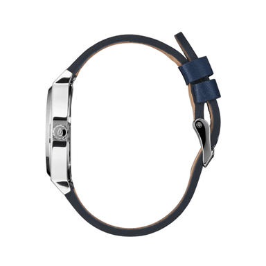 RELOJ TIME TELLER LEATHER SILVER CLOUD INDIGO - 3