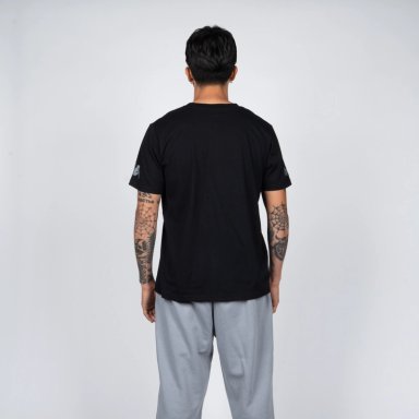 POLERA KAPPA MEN BLACK PURE LOGO OMINI - 2