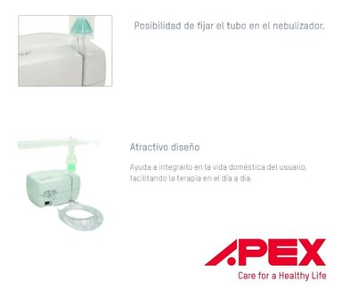 NEBULIZADOR APEX MINI PLUS PARA ADULTOS Y NIÑOS CODIGO 3746 - 5