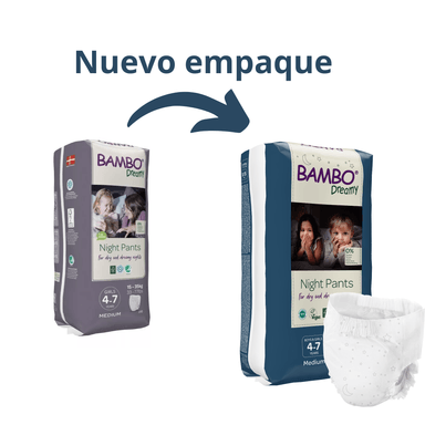 PAQUETE DE PAÑALES BAMBO NATURE ECOLÓGICOS DREAMY NIÑOS 10 UND 4 TALLA L 7 AÑOS 15-35 KG - 3