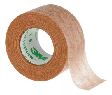 CINTA ADHESIVA MICROPORE 2.5CM COLOR PIEL 2.5X9M - 1 UNIDAD - 1