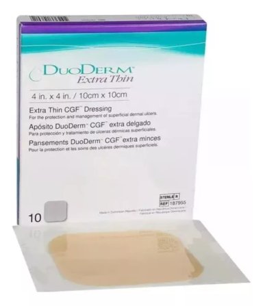 PARCHE APÓSITO DUODERM EXTRA THIN 10X10 CM 187955 - 1 UNIDAD - 1