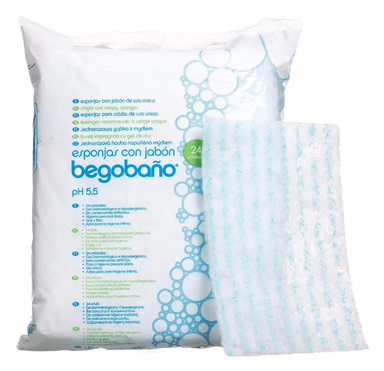 PACK CREMA SELAN ANTIESCARA + ESPONJAS JABONOSA SIN ENJUAGUE - 5
