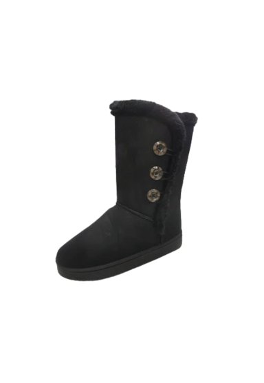 BOTAS MUJER VINNYS OUTLET NEGRO CHIPORRO - 1