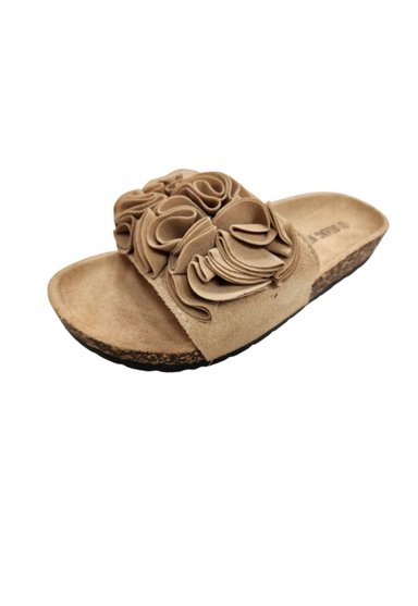 SANDALIA MUJER BEIGE - 1
