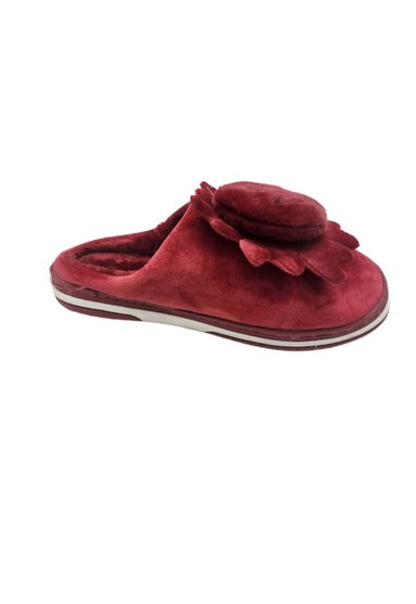 PANTUFLAS MUJER VINNYS OUTLET ROJO FLOR - 2
