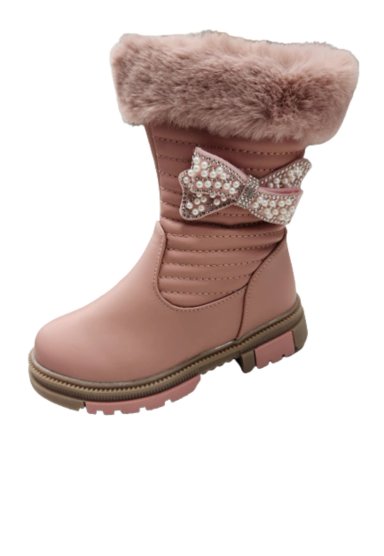 BOTA DE INVIERNO NIÑA CHIPORRO ROSADO - 1