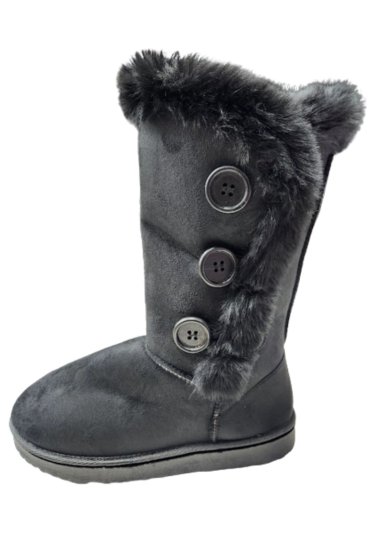 BOTAS MUJER VINNYS OUTLET NEGRO CHIPORRO - 1