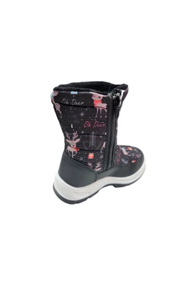 BOTA DE NIEVE NEGRO NIÑA IMPERMEABLE - 2