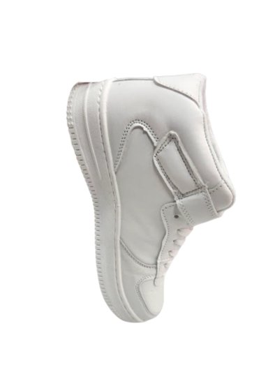 BOTIN MUJER BLANCO VELCRO - 4