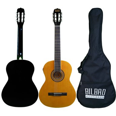 GUITARRA ELECTROACUSTICA BILBAO BIL-CASEQ + FUNDA - 1