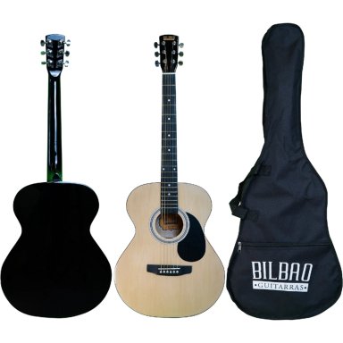 GUITARRA ELECTROACUSTICA BIL-40-JB + FUNDA BILBAO - 1