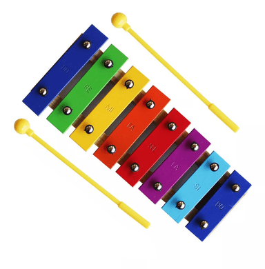 METALOFONO DIATONICO 8 TONOS STEEL COLOR CALL8 - 1
