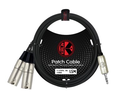 CABLE Y MINIPLUG-2XLR MACHO 1.5M Y-370PR-1.5 - 2