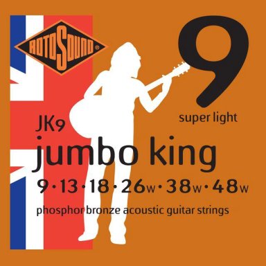SET ROTOSOUND GUITARRA ELECTROACÚSTICA JK9 JUMBO KING - 1