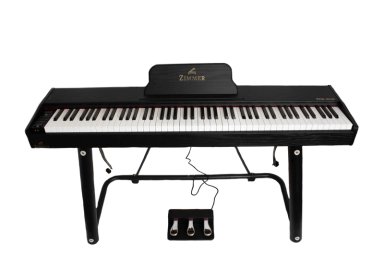 PIANO DIGITAL PORTABLE ZIMMER NEGRO ZIM-800-BK - 1