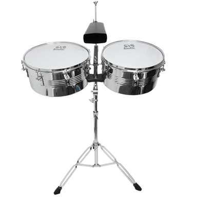 TIMBALES 13X14XH6.5'' PLATEADA TUMBAO - 1