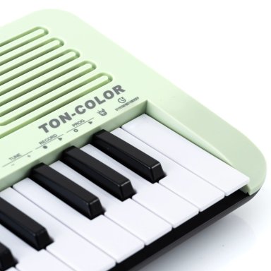 TECLADO MUSICAL PIANO 37 NOTAS TON-COLOR GREEN TONIC - 4