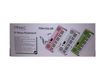 TECLADO MUSICAL PIANO 37 NOTAS TON-COLOR GREEN TONIC - 7