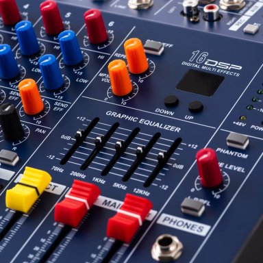 CONSOLA POWER MIXER CT-6 CH MAVI - 5