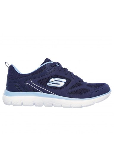 ZAPATILLA MUJER SUMMITS SUITED AZUL BL SKECHERS - 1