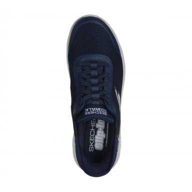 ZAPATILLA HOMBRE SKECHERS SLIP-INS: GO WALK FLEX HANDS AZUL - 2