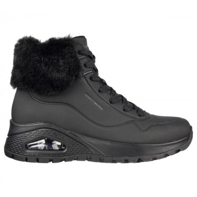 BOTIN MUJER UNO RUGGED FALL AIR NEGRO BK SKECHERS - 1