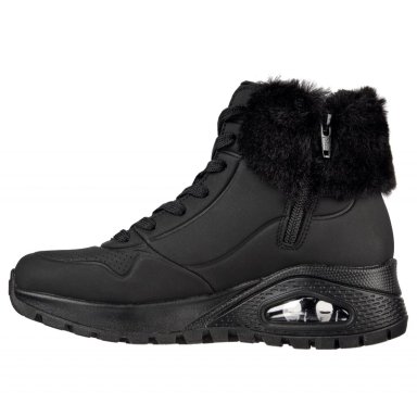 BOTIN MUJER UNO RUGGED FALL AIR NEGRO BK SKECHERS - 4