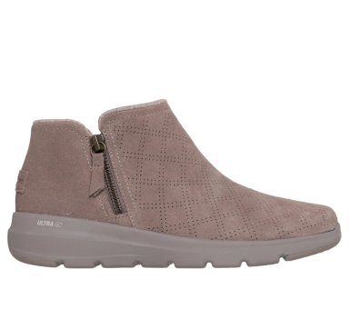 BOTINES MUJER GLACIAL ULTRA JULIET CAFE  CLARO SKECHERS - 1