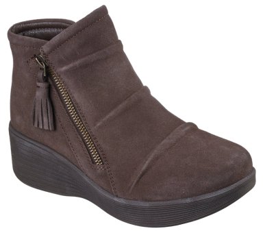 BOTINES MUJER PARALLEL LITE CAFE  OSCURO SKECHERS - 4